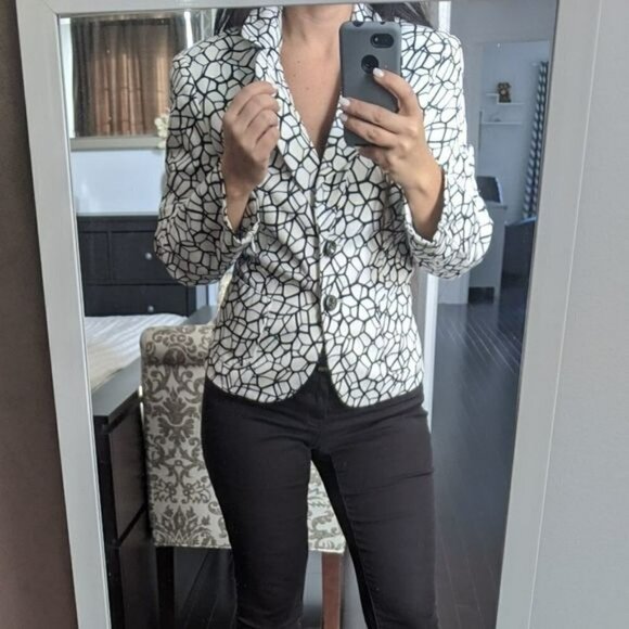 Escada geometric print  blazer - Picture 1 of 16